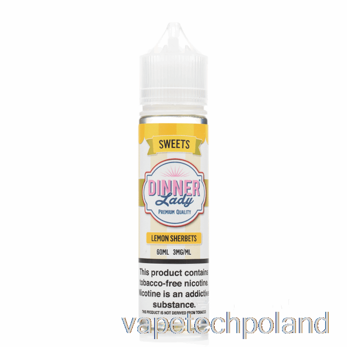 Vape Polska Sorbety Cytrynowe - Vape Dinner Lady E-liquid - 60ml 0mg